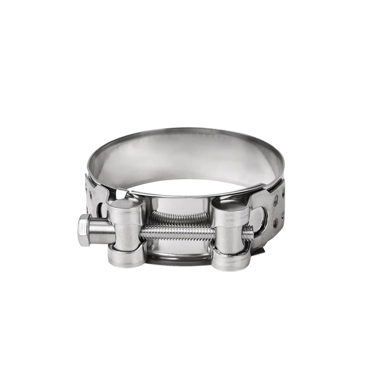 Colliers de serrage en acier inoxydable 304 avec boulon en T puissant en acier inoxydable Tu 304 épais et fixe - Colliers de serrage solides (2 pièces, 175-187 mm)