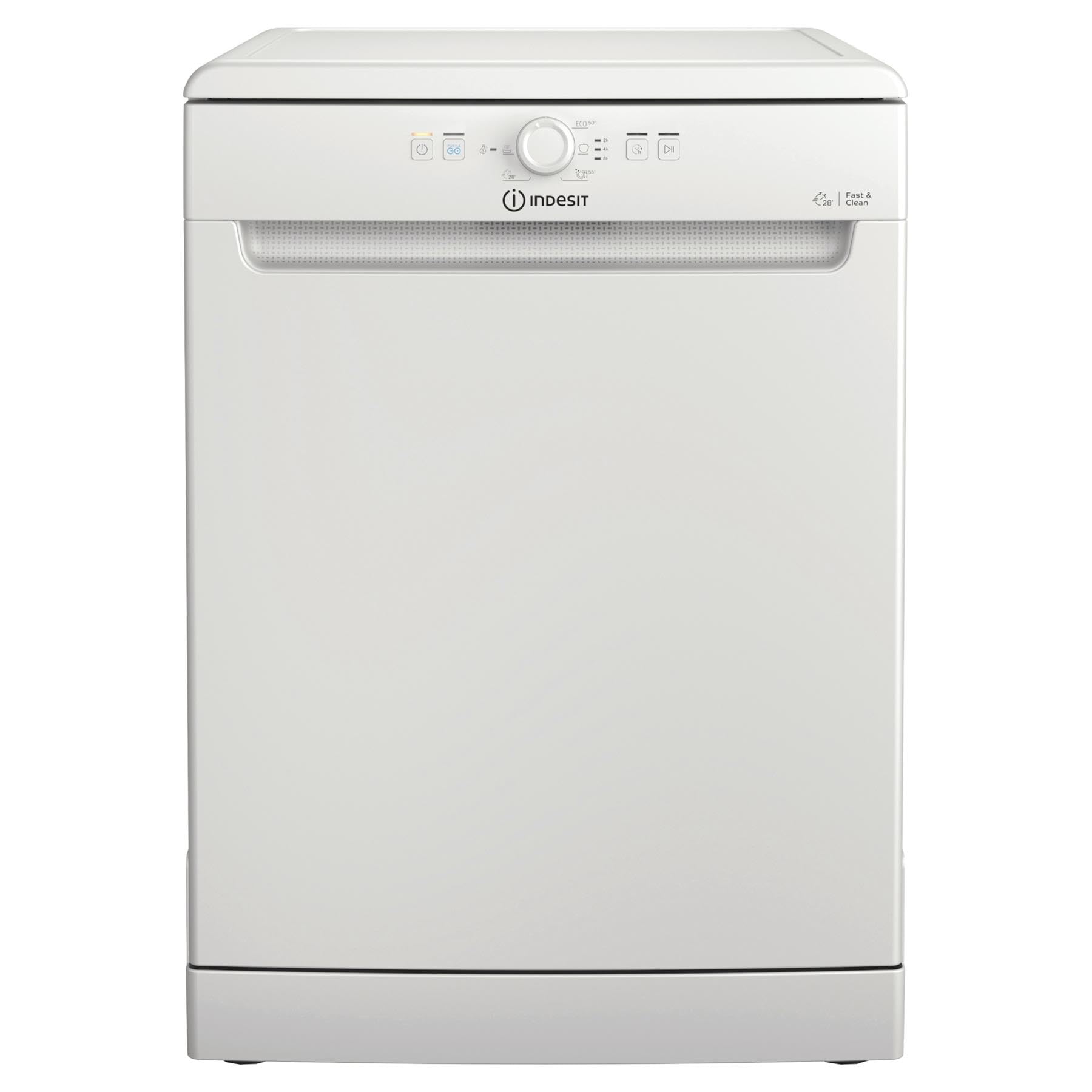 Indesit Push and Go D2F HK26 UK 14 Place Setting Dishwasher - White