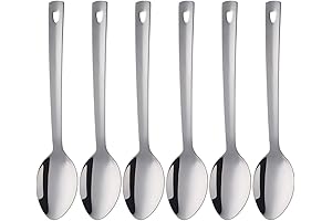 13-Inch Serving Spoons for Buffet, Set of Six