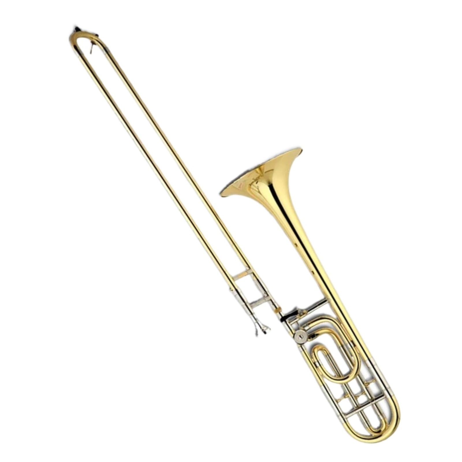 Puzon Profesjonalny B Dur F Instrument Dęty Blaszany Zewnętrzny Suwak Puzon Tenorowy