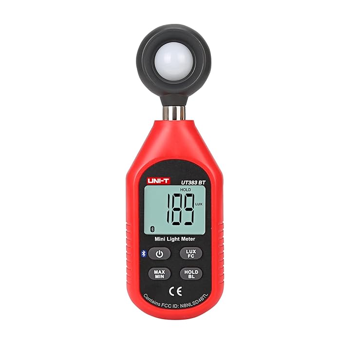 Buy UNIT Light Meter UT383BT Lux Meter Lumens Digital Illuminance