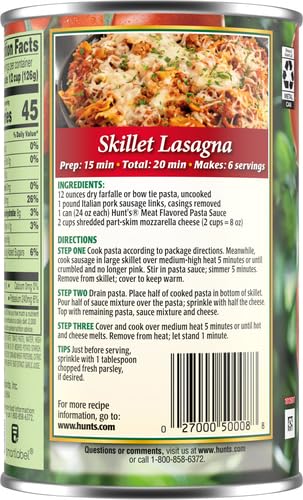 Hunt'S DINIRAO Meat Pasta Sauce, 24 Oz thumb #2