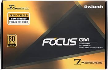 Seasonic FOCUS Plus Gold 750W 全モジュラー電源 Amazon | オウルテック Seasonic製 ATX電源 750W 80PLUS GOLD認証 セミ