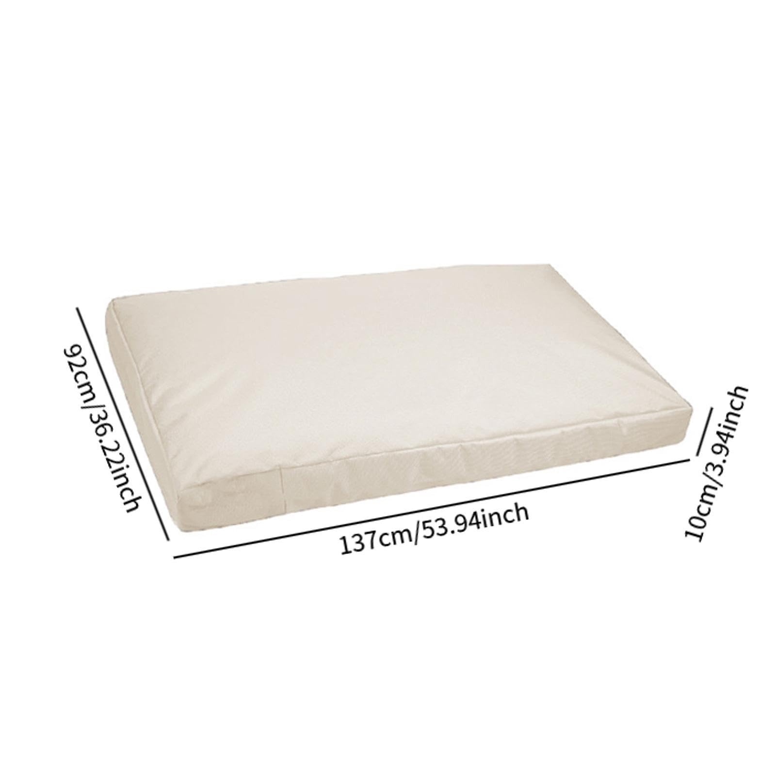 Baoblaze Hundebettbezug, Hundeschlafmatratze, Schonbezug, Bettwäsche, Oxford-Stoff, Haustierunterlage, pflegeleicht, Schutz für Hundekistenmatten, 137x92x10cm