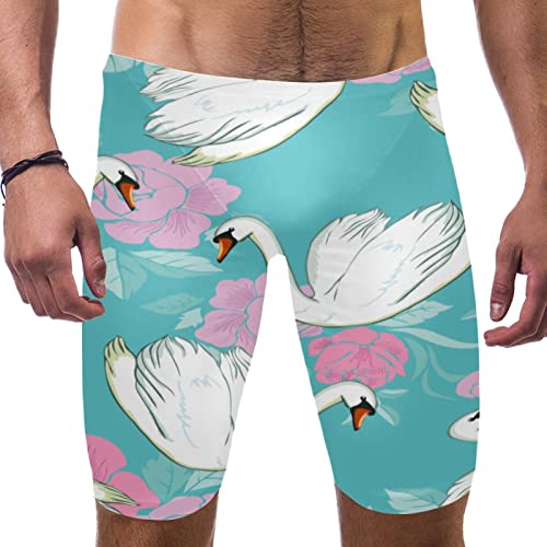 Short de bain à motif cygne homme multicolore XX-Large plage