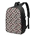 WEQDUJG Mochila Portatil 17 Pulgadas Mochila Hombre Mujer con Puerto USB, Adorno geométrico Mosaico Rompecabezas Mochila para El Laptop para Ordenador del Trabajo Viaje