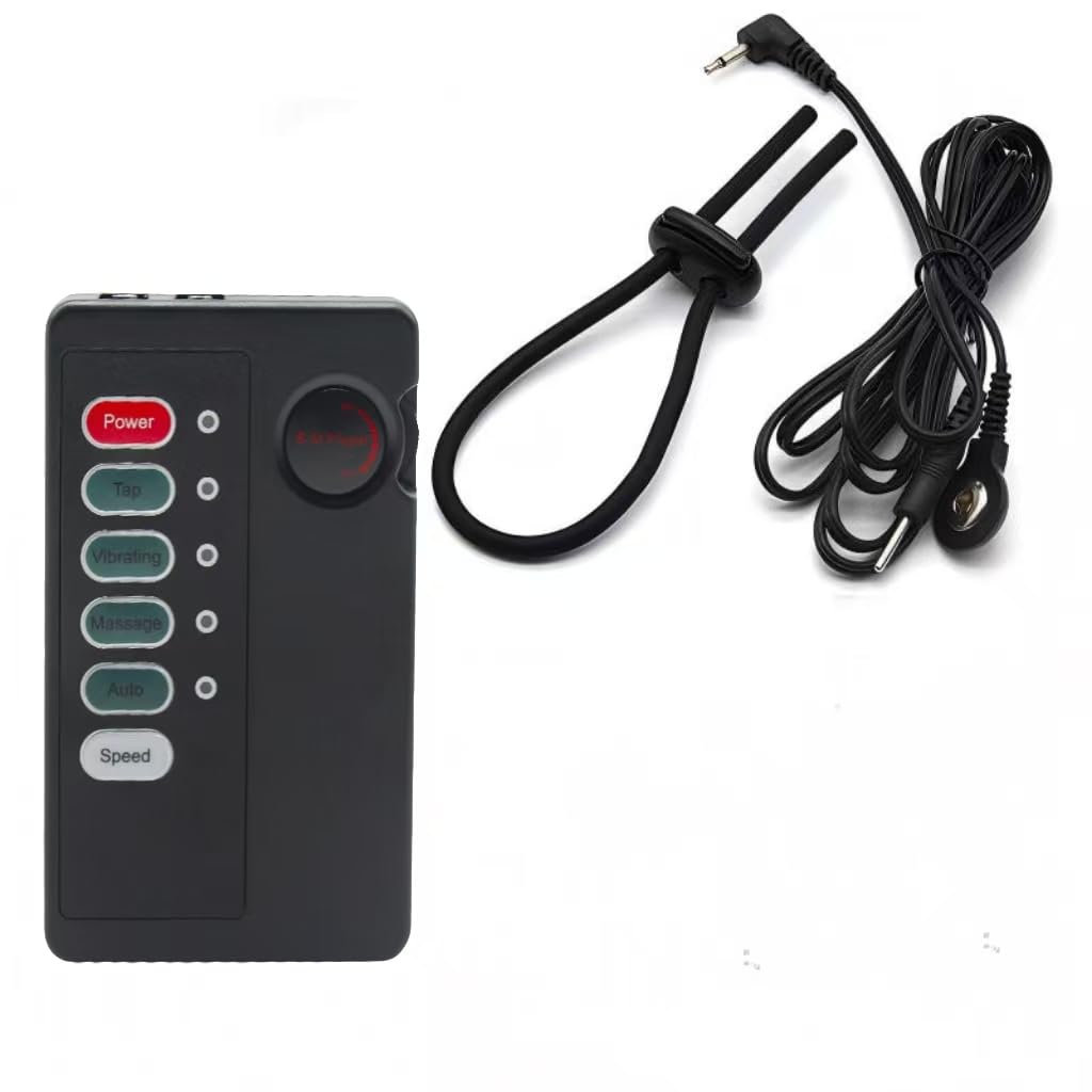 Electric-Shock Urethral Sounds Silicone Catheter Stretching E-stim Penis Plug Dilator SM Sex Toy (Motherboard)