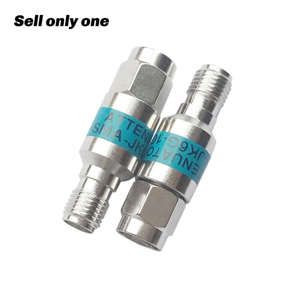 Attenuatore SMA da 2 W DC-6 GHz, da SMA a femmina 50 Ohm coassiale, per telecomunicazioni 10 dB