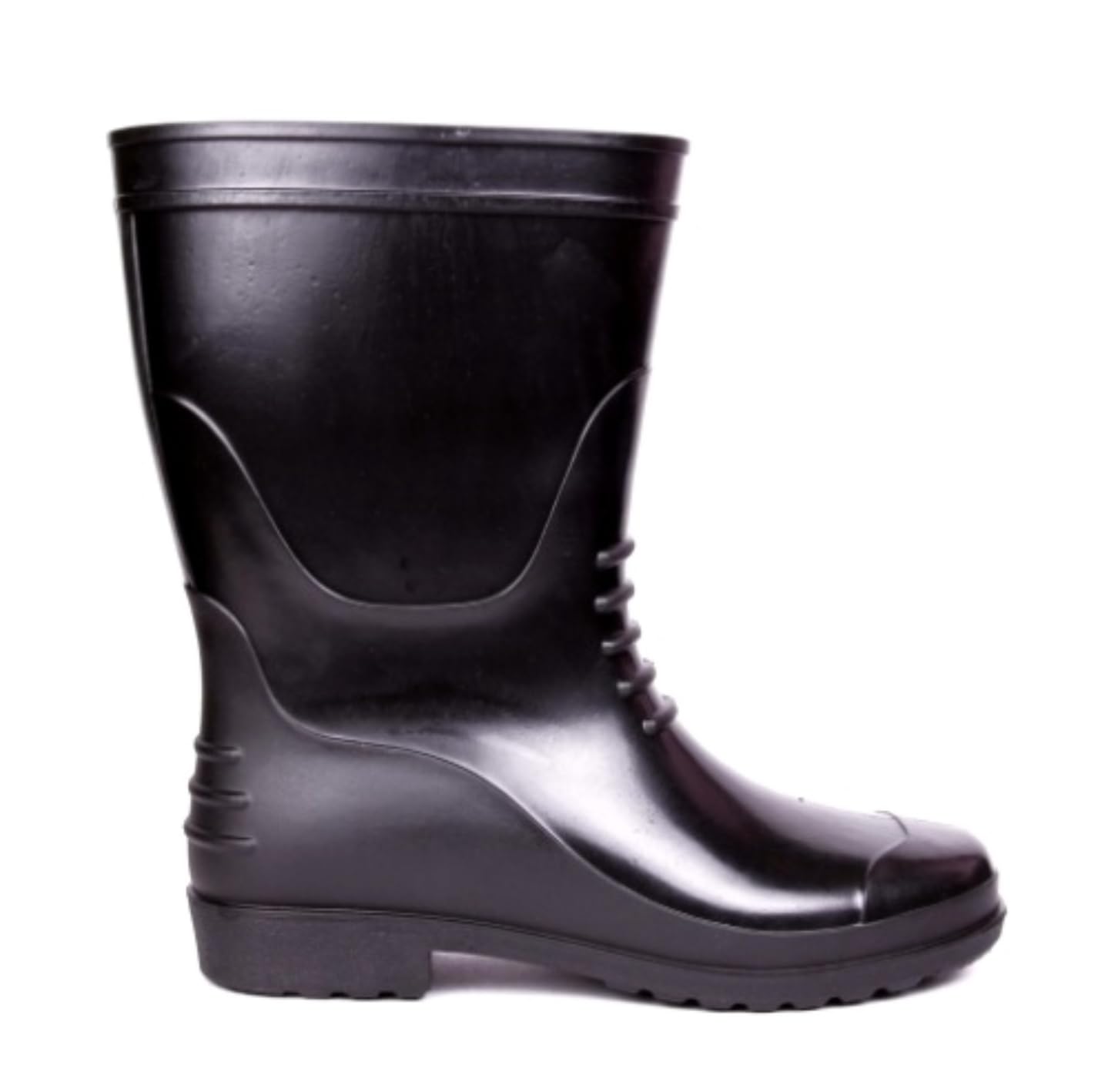 SUMAR™ CHOTA HATI Safety Unisex Industrial/Labour Gumboot - Flexible PVC, Puncture & Tear Resistant, Anti-Static, Oil/Water/Acid Resistant, Anti-Slip, Waterproof (Numeric_10) Black (B0CNTM6V97) Amazon Price History, Amazon Price Tracker