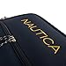 Nautica Carry-On Expandable Spinner Luggage, Navy/Yellow