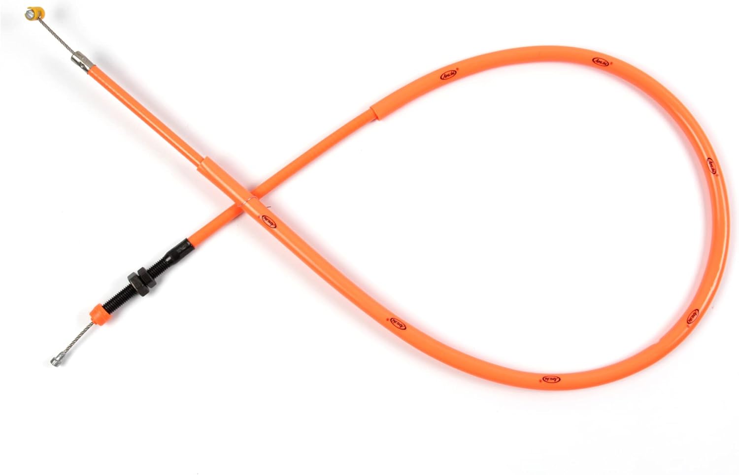 Arashi Throttle Cable for Honda CBR600RR 2007-2012, Stainless Wire Line and Rubber Motorcycle Replacement Accessories Parts Orange