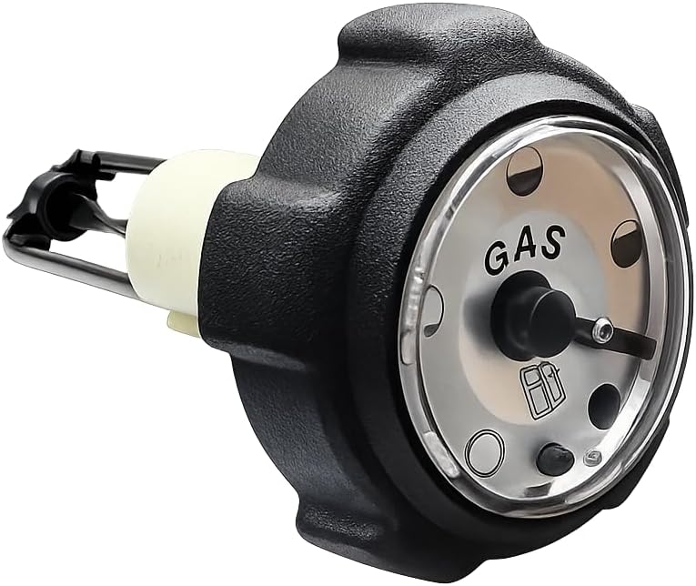 125-260 Fuel Cap, Compatible with Murray 024064 024064MA and for Cub Cadet 109037-C1 109037-C2, Threaded with Gauge for 5" Tank Depth
