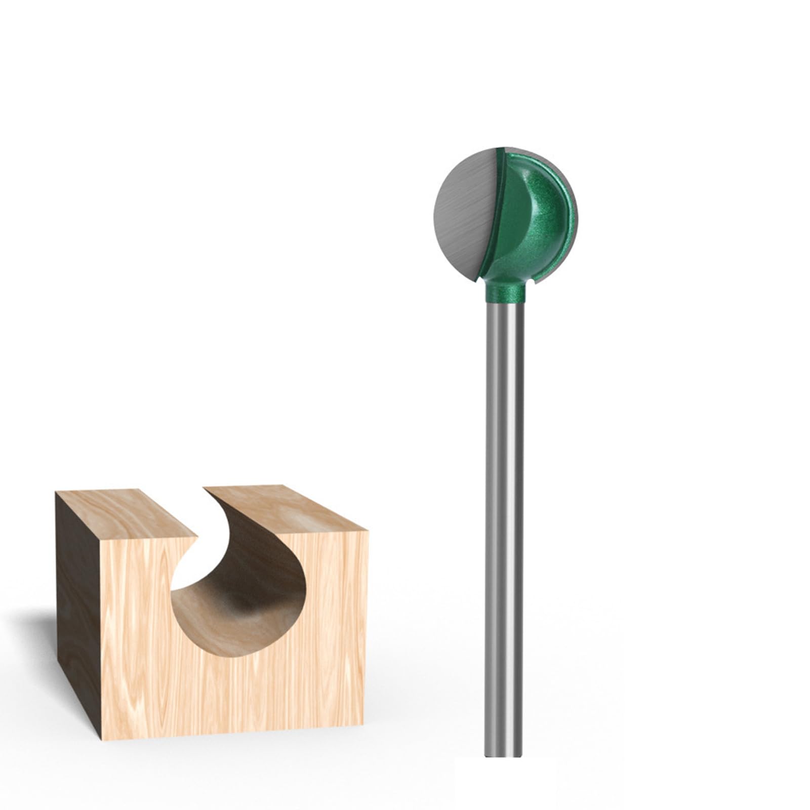 Handle Ball Nose Milling Cutter Round Nose Router Bit for Accurate Sculpting on Wood Surfaces Router Bit for Woodworking