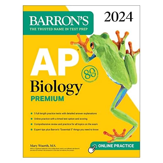 AP Biology Premium, 2024: Comprehensive Review With 5 Practice Tests + an Online Timed Test Option (Barron's AP Prep)