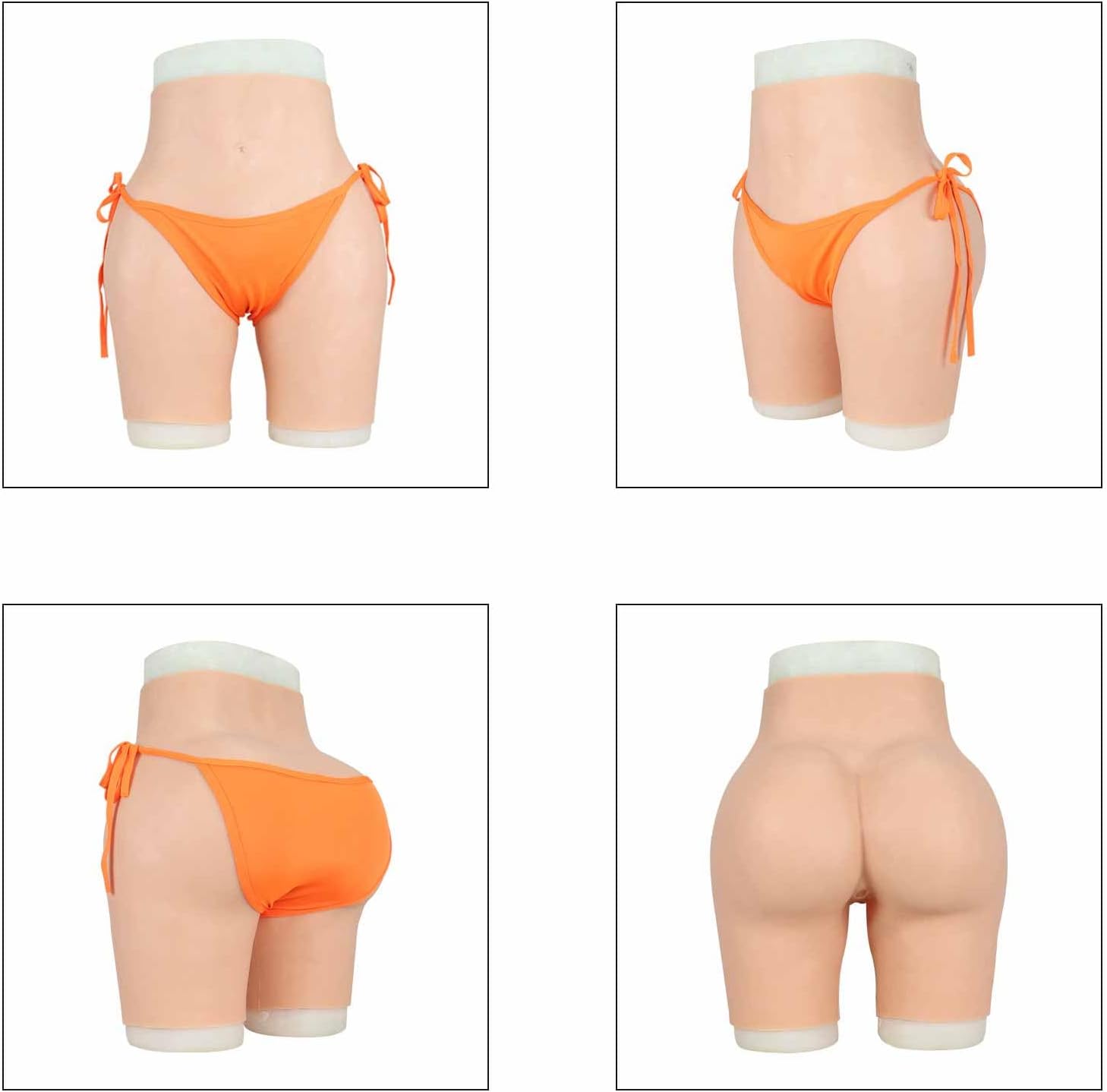 Silicone Panties Penetrable Fake Vagina Hips Pads Lifter Realistic Sissy False Pussy Boxers Briefs for Crossdresser