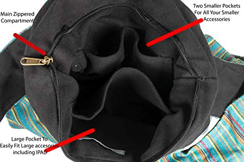 Image of Hobo Shoulder Bag Messenger Casual Everyday Large Hippie Market Thick Functional
