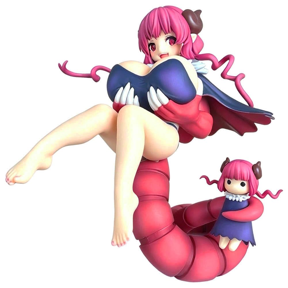 Zhongkaihua Anime Gril Ilulu/Iruru figurka urocza kolekcjonerska statuetka 16 cm, kawaii, fantazyjny model dekoracyjny dla fanów anime