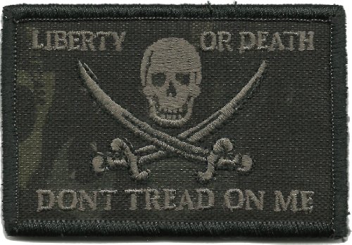 Multicam Black Tactical Patch - 2x3 Calico Jack