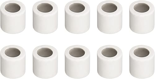 Vista 36 de Tubo de cerámica con cableado de cerámica [para protección de aislamiento térmico de paquete de cables] - 20 unidades/0.157 in x 0.276 in x 0.394 in