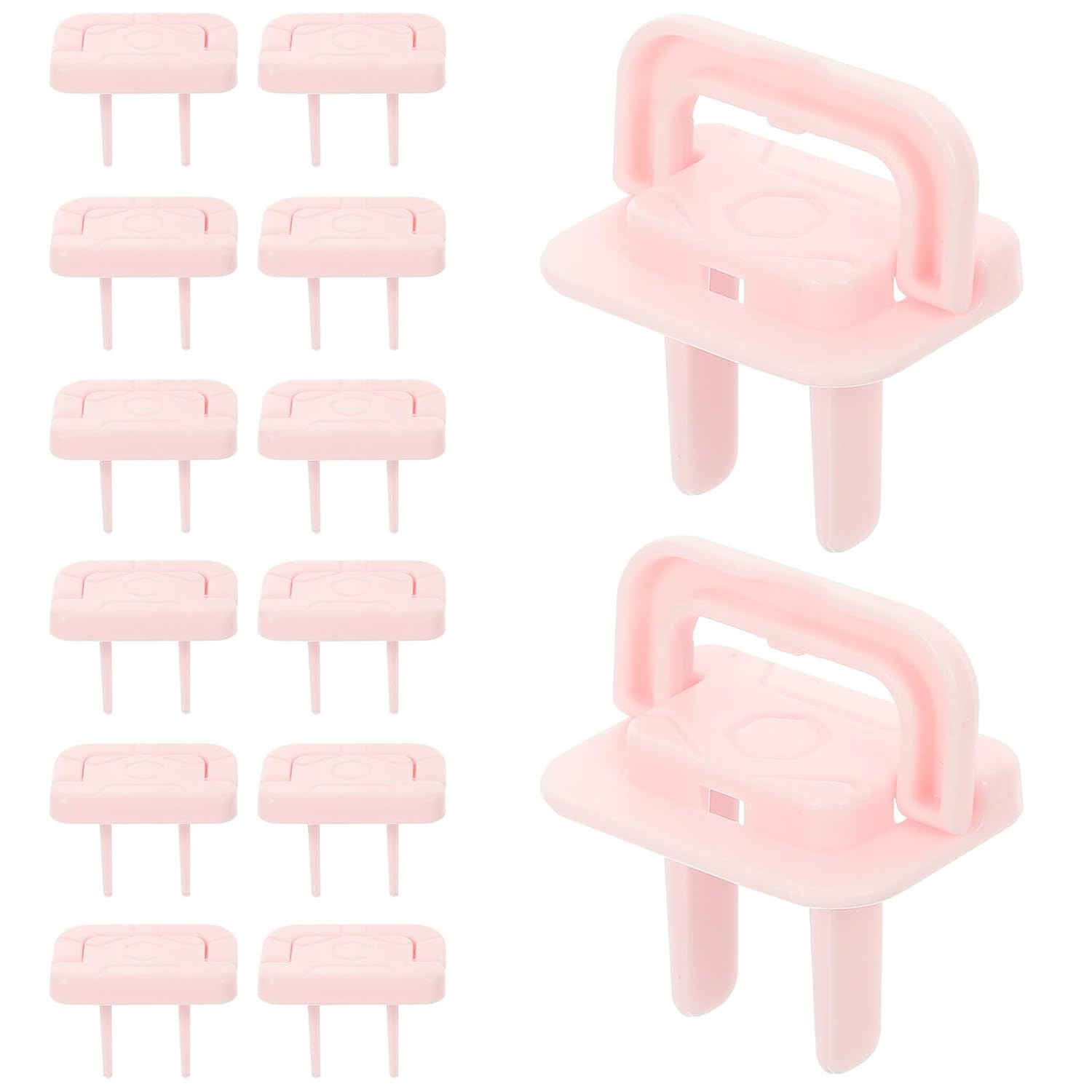 30pcs Babyproof Outlet Covers for Electric Sockets Cute Plastic Safety Caps for Childproofing Power Outlets Easy Installation Protection for Any