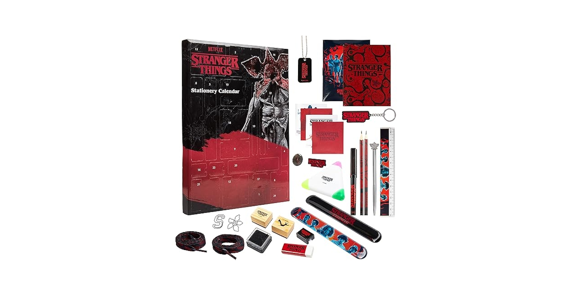 STRANGER THINGS アドベントカレンダー Amazon.com: Stranger Things Advent Calendar 2025 Stationery