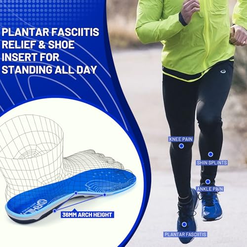 Plantillas ortopédicas para fascitis plantar, talla 13 US miniatura 3