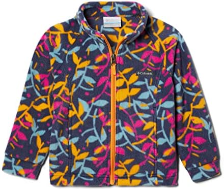 Columbia Baby Benton Springs II Printed Fleece, Nocturnal Scrap Floral, 3/6