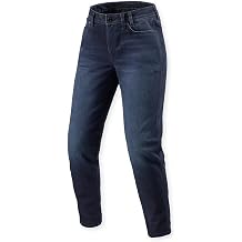 Women's Harper Tapered-Fit Motorcycle Jeans (Dark Blue Used - 30Wx32L)