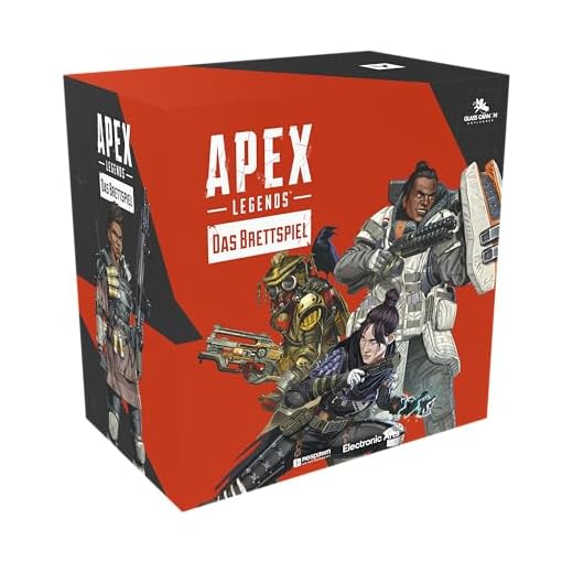 Apex Legends: Das Brettspiel – Taktisches Miniaturenspiel mit 3D-Gelände, Squad-Kampf & schrumpfender Arena – Offiziell lizenziert, 2–6 Spieler ab 14 Jahren – Deutsch – ELZNIR Games