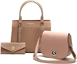 Bolsas Femininas Grande, Pequena e Carteira Santorini Handbag