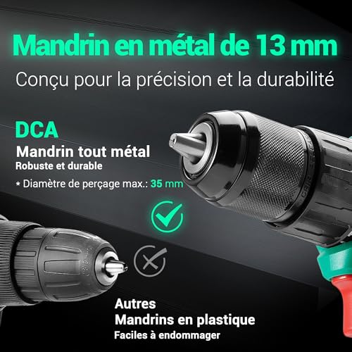 Perceuse à percussion sans fil 20V moteur brushless mandrin 13mm - 6