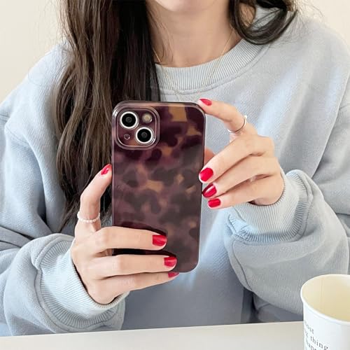 Cute Phone Case for iPhone 16 Pro Case Amber Leopard Full Camera Protective Slim Shockproof Aesthetic-Brown Amber - Image 5