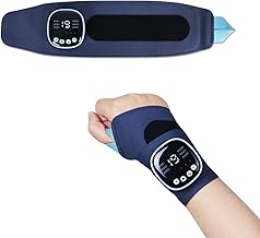 Thermal EMS Wrist Support, 9 Modes, 19 Levels of Strength, 3 Temperature Adjustments, Unisex, Left and Right