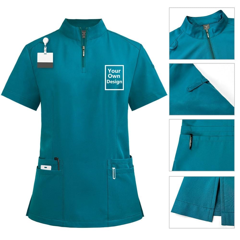 Personalizado Mujer Médico Enfermera, Sanitario Uniforme médicos para enfermeras, quirúrgicos, hospitales, Dentista, Veterinaria