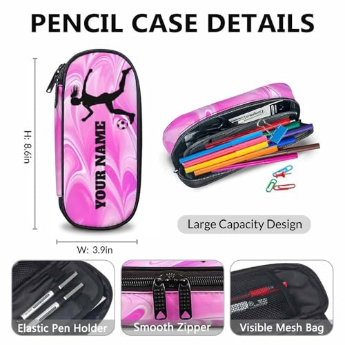 Custom Soccer Backpack, School Bag for Girls, 17 Inch Personalized Sports Bookbags for Kids, Set of 3 Schoolbag Matching Combo, Preschool Elementary Kindergarten Backpack4