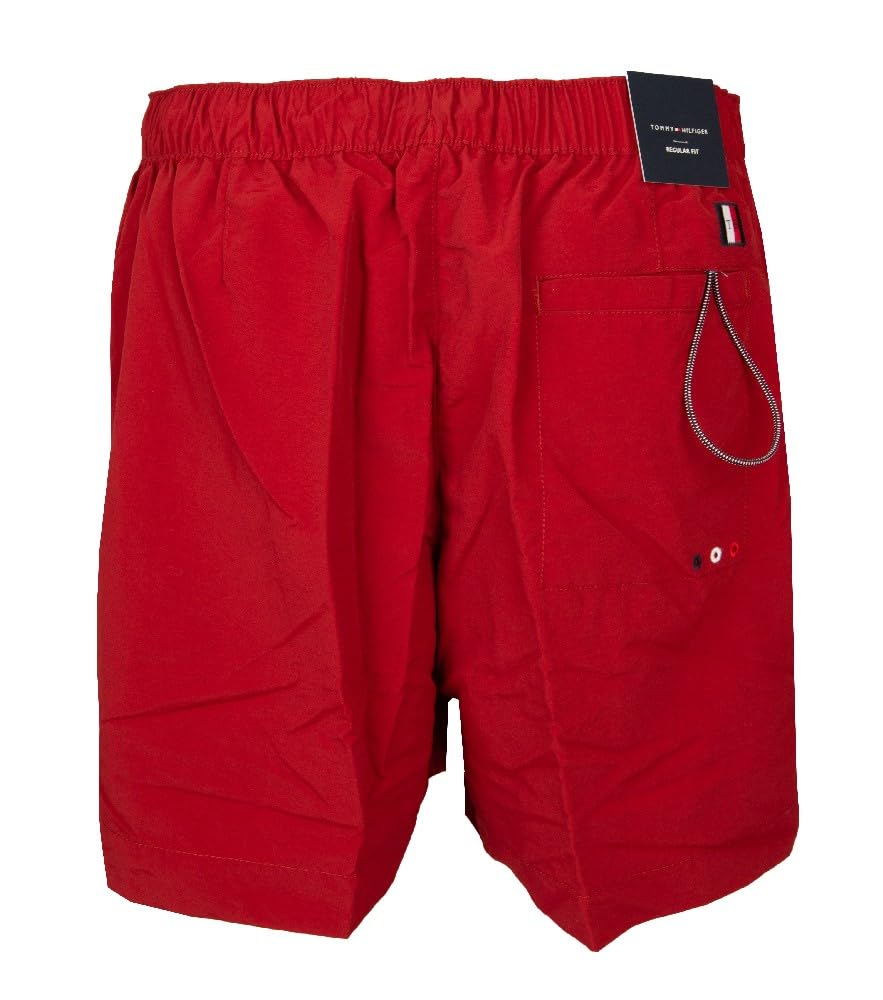 Tommy Hilfiger Boxer Uomo Mare Piscina Swimwear con Elastico in Vita e Coulisse Esterna Articolo UM0UM02058 Medium Drawstring