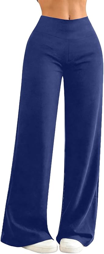 Straight Leg Yoga Pants for Women Athletic Flare Butt Lifting High Waisted Bottoms Activewear Workout Pilates Yoga Pants