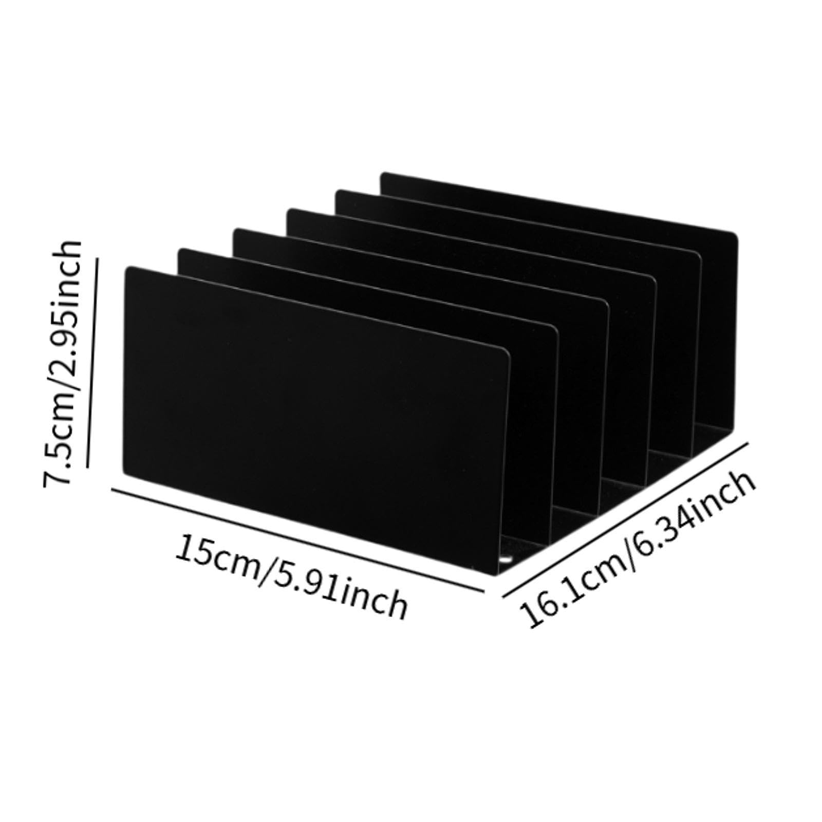 Organiseur de Bureau pour Dossiers, Porte-documents, 5 Compartiments, Porte-enveloppes, Porte-documents, Porte-dossiers de Bureau pour Salles de Class