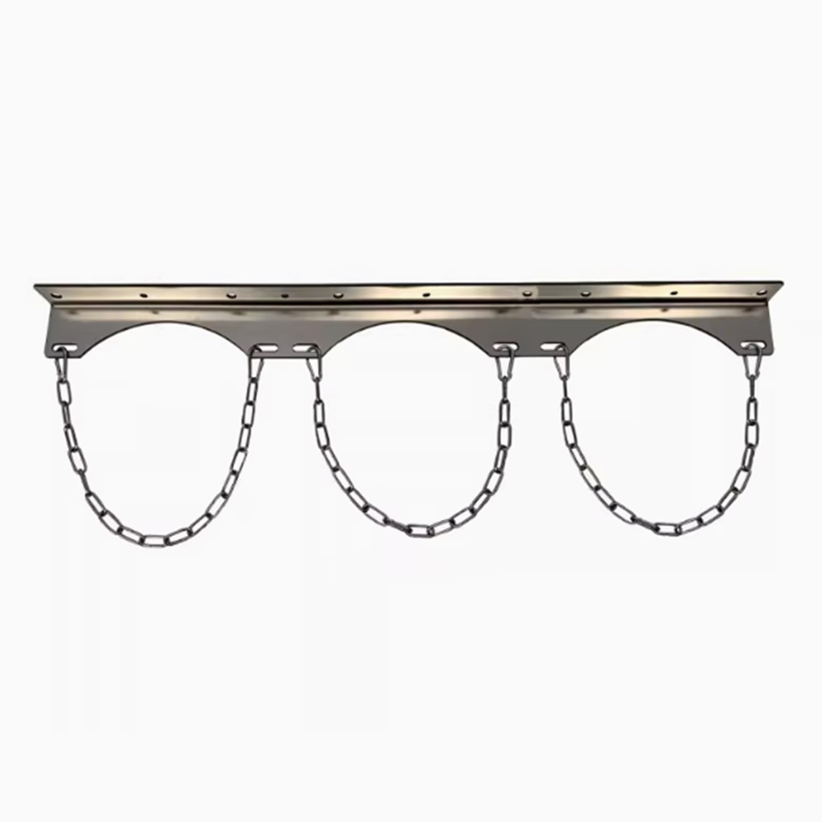 Genérico Soporte de Acero Inoxidable para bombonas de oxígeno, Soporte Universal de 75 cm para Tanques de CO2, Organizador Ligero para bombonas de Gas con Cadenas de fijación: solución de almacenamie