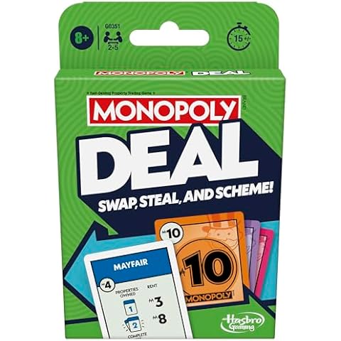 Monopoly Deal Strategy Card Game for Family Cover