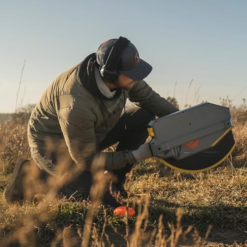 Image of Caldwell Claymore Pull-pup with Handheld Design, Dual Grip Safeties, and Adjustable Spring Tension for Clay Shooting, Shooting Sports, Hunting