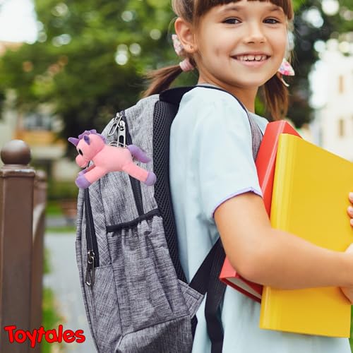 Image of TOYTALES Plush PB Unicorn Keychain, Pink, Soft Stuffed Animal Toy, 20 cm