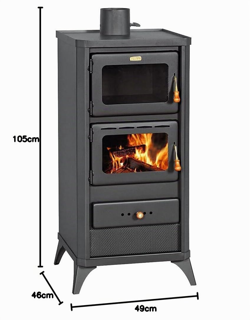 Stufa a legna Camino Prity FM E, 12KW