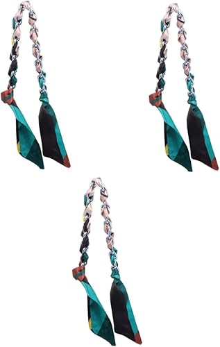 EXCEART 3 piezas de cinturón de cadena para mujer, bolsos de mano, monedero, correa de cadena, monederos para mujer, cartera para mujer, bolso de