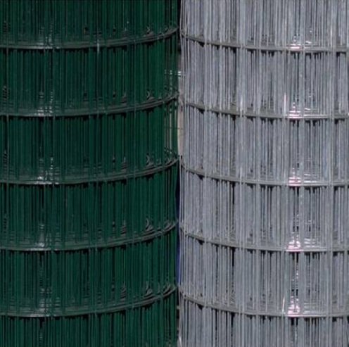 ITALFROM Rollo de 25 m, valla de malla metálica galvanizada plastificada. Malla: 75 x 50 mm. Diámetro del hilo: 2,2 mm. Altura de la red: 175 cm. Cód. 2381