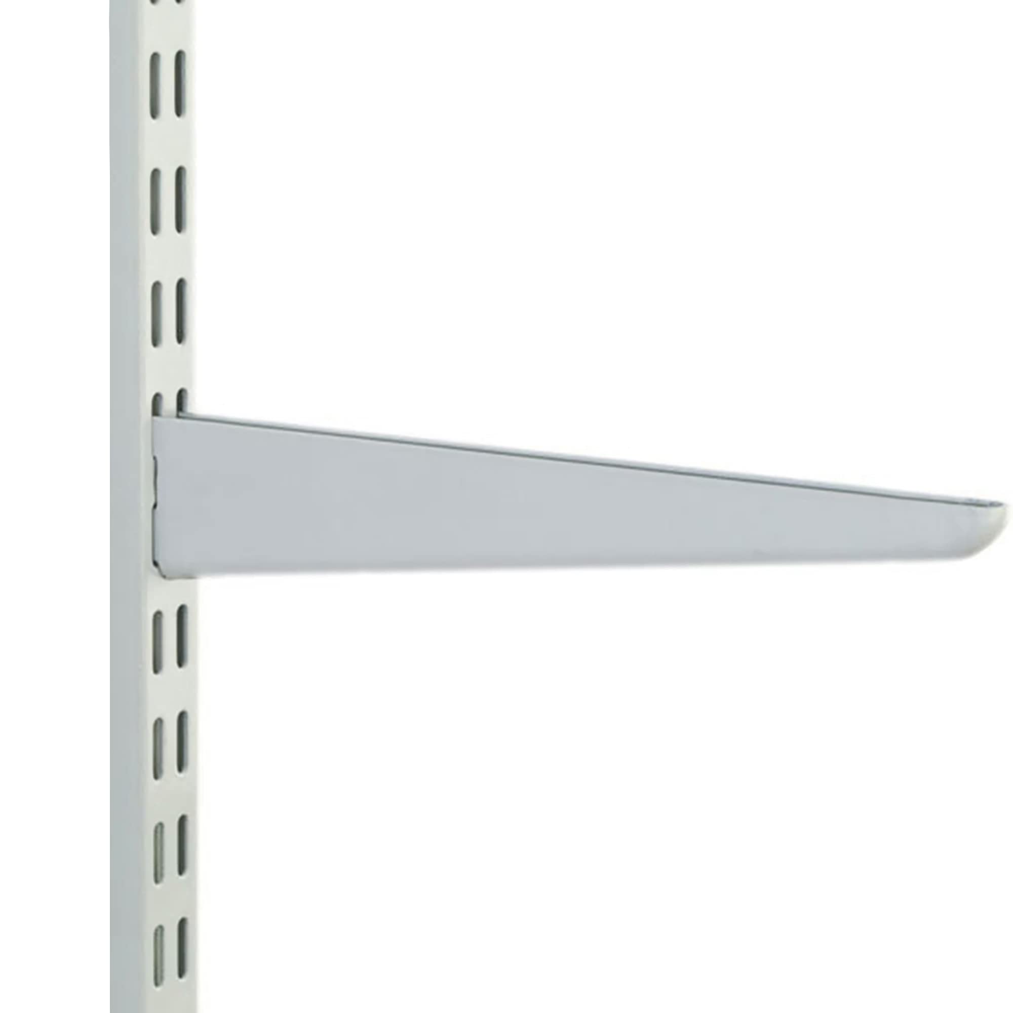 IMPEX Heavy Duty Double Slotted Channel & White Shelf Bracket - Adjustable Multipurpose Shelf mounting Bracket, Knife Shelf Bracket for Home Kitchen Shop (Channel 6 Pcs & Bracket 10 Pcs) (11 Inch)-picture-16