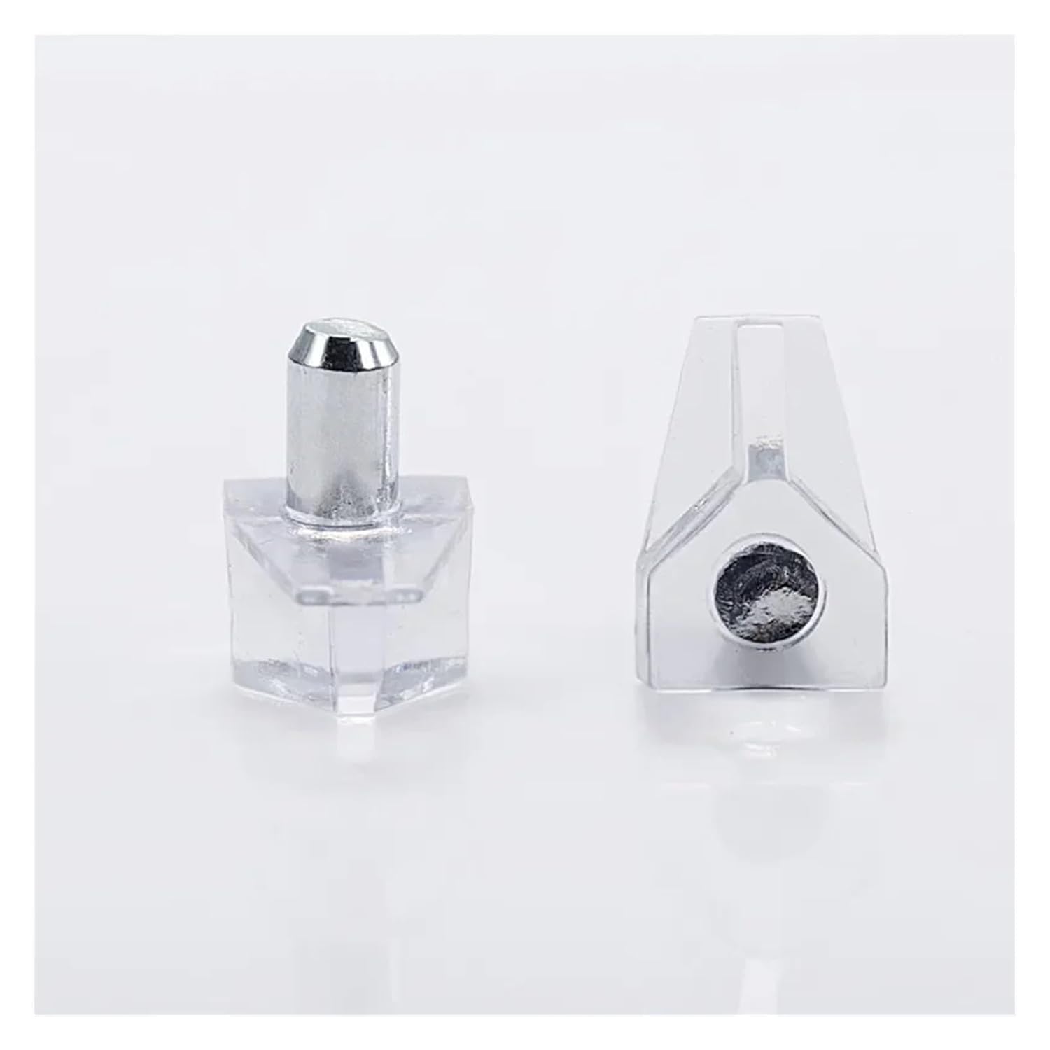 Shelf Support Pins 200pcs Transparent Shelf Studs Pegs for Glass Wood Metal