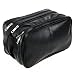 Toiletry Bags, Sumnacon Unisex PU Leather Waterproof Travel Toiletry Bag Organizer Perfect for Shaving Grooming Dopp Kit & Household Business Vacation, Cosmetic Bag with Portable Handle