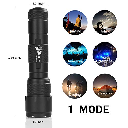 Ultrafire Single Mode Handheld Flashlight Wf-502B, Xp-E V6 Led, Super Power 1000 Lumens Hwawys Led Flashlights Small Pocket Torch #TOP4