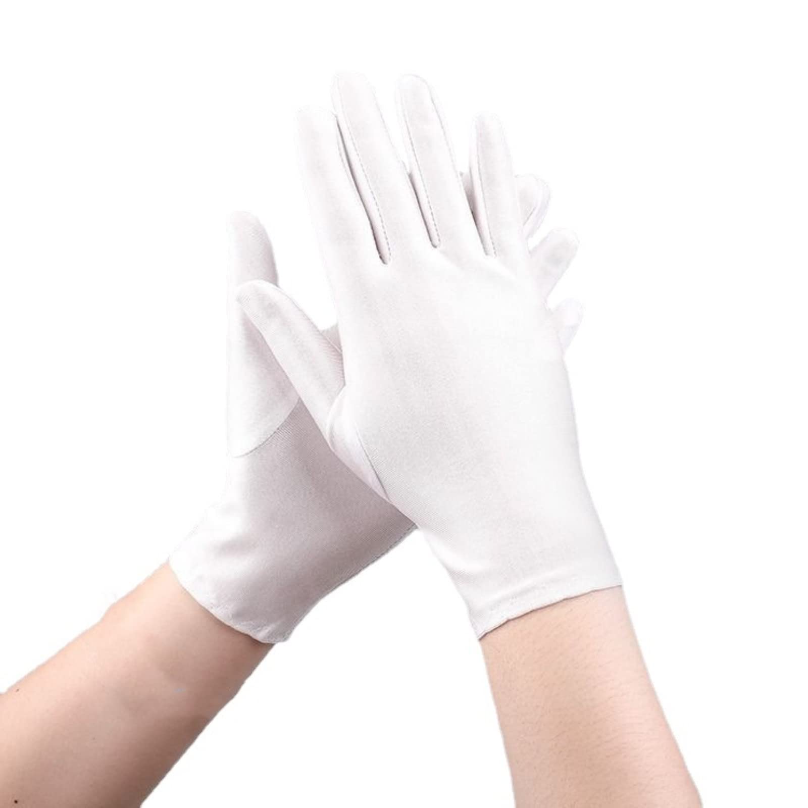POSICHE Ceremonial Gloves Ice Silk Etiquette Elastic Gloves Riding Summer Thin Section Sunscreen Spandex Performance Men & Women Fishing Driving Gloves Weddings, Proms, Formal Dinners 5 Paris
